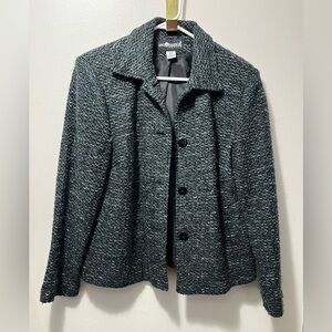 Sag Harbor Textured Black Women's Blazer